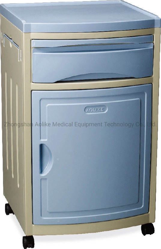 Steel Material ABS Medical Bedside Cabinet