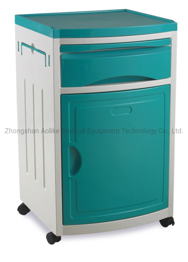 Steel Material ABS Medical Bedside Cabinet