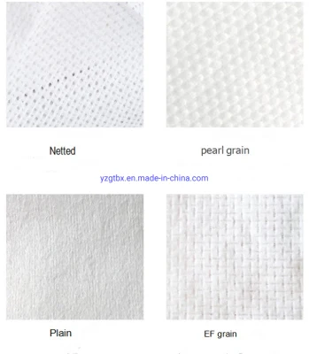 Tessuto non tessuto Spunlace, materia prima non tessuta per tessuto bagnato-asciutto
