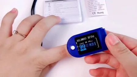 Misurazioni del misuratore di ossigeno nel sangue con schermo digitale TFT diretto in fabbrica Pulsossimetria da dito Pulsossimetro da polso