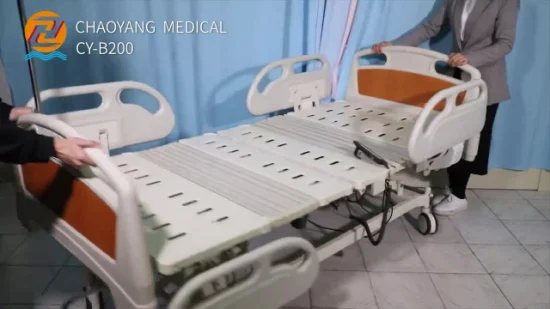 Mobili ospedalieri, letto medico elettrico a cinque funzioni, letto ospedaliero